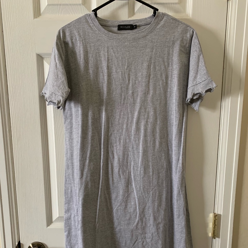Grey roolee tee shirt dress